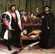 HEINTZ, Joseph the Younger Jean de Dinteville and Georges de Selve France oil painting artist